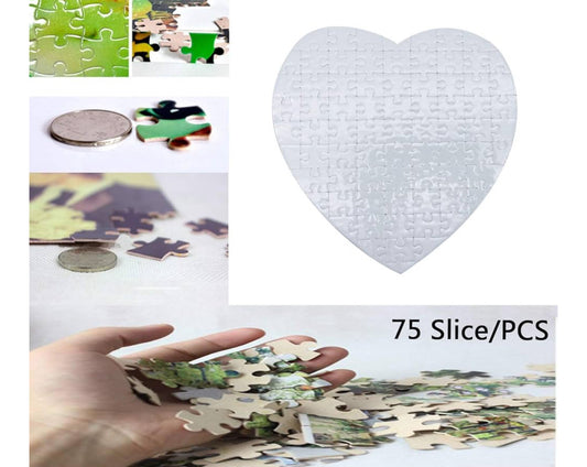 Personalized heart-shaped puzzle.