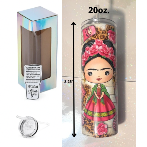 Mexican Girl, Tumbler 20oz.