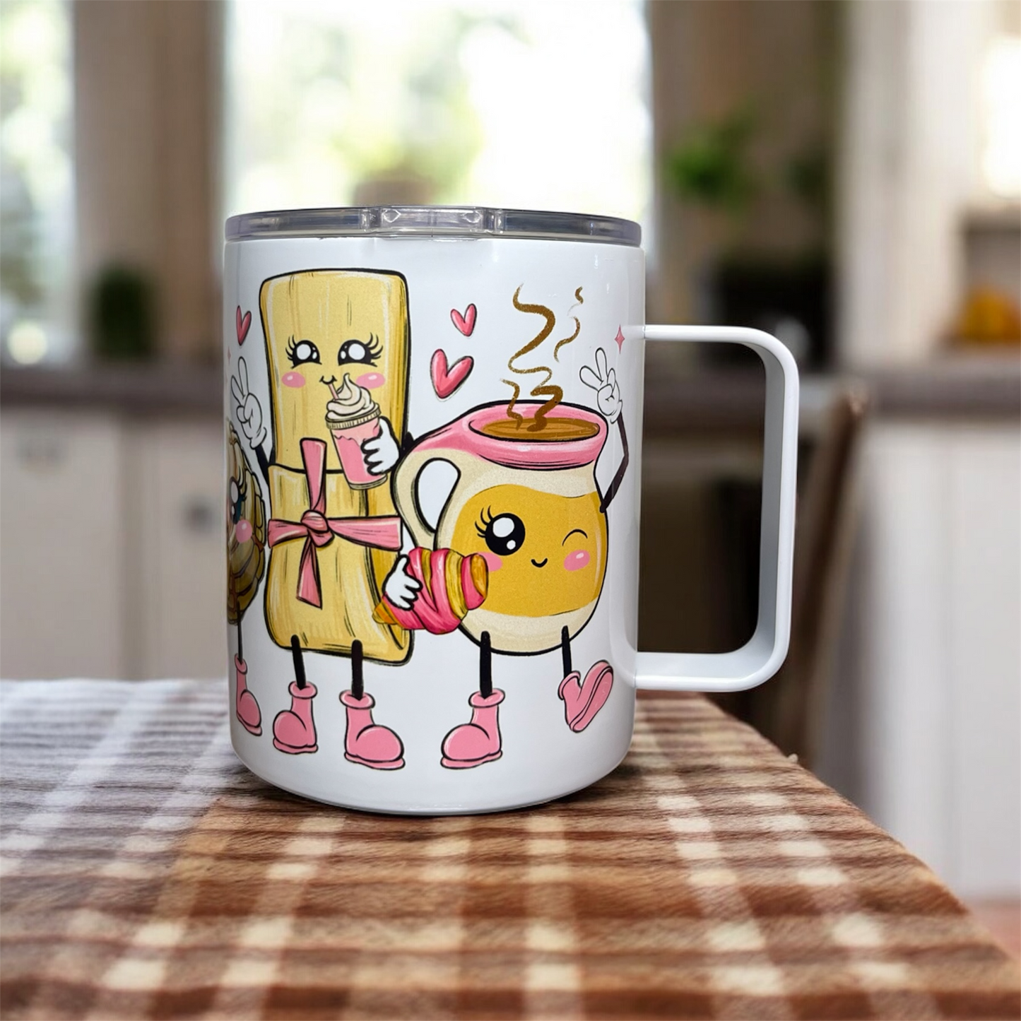 “Concha, tamal and café” 12 oz. Mug