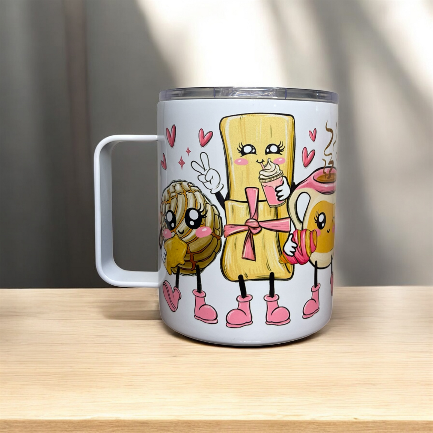 “Concha, tamal and café” 12 oz. Mug